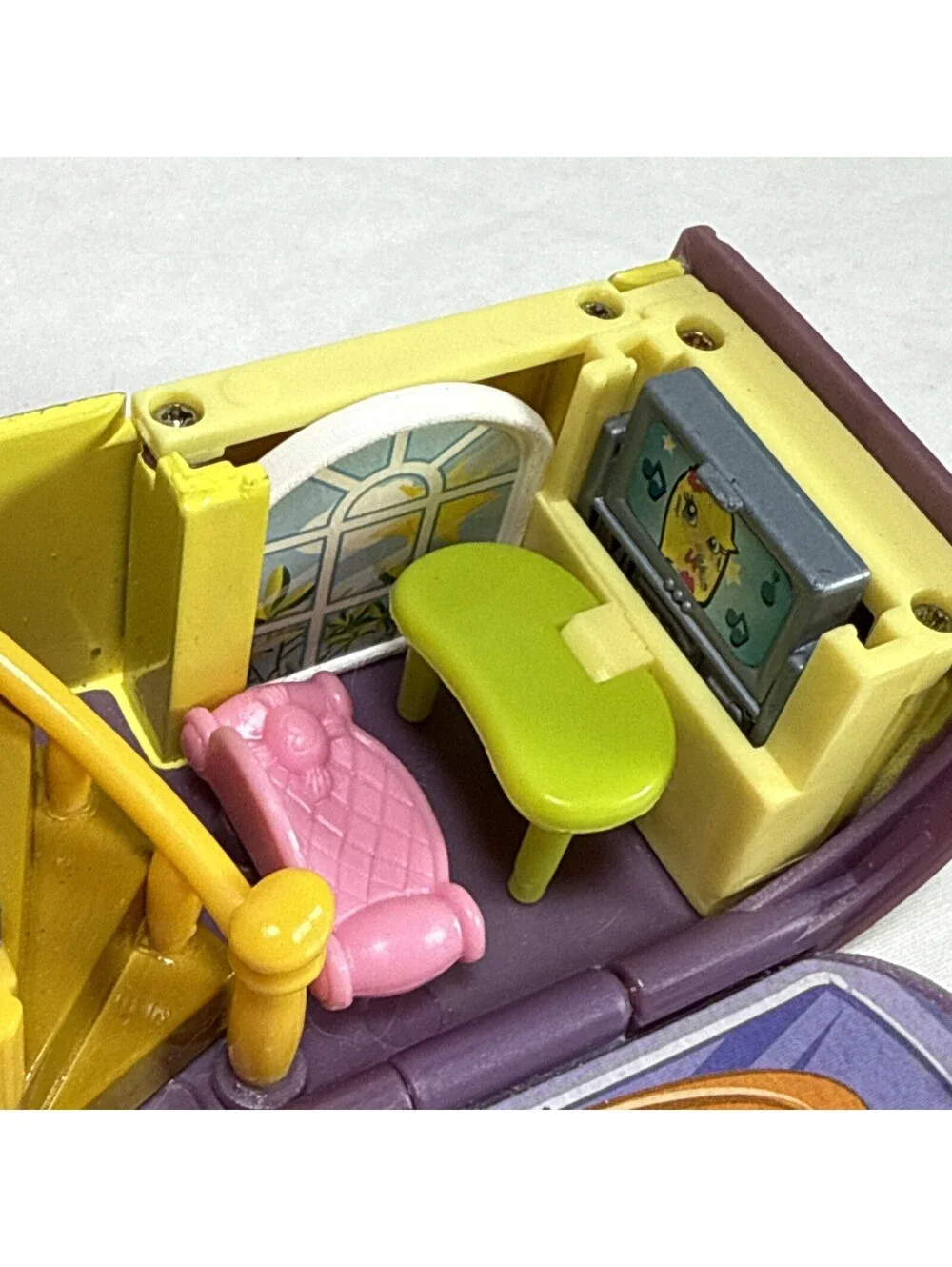 Vintage Polly Pocket Sweet Secrets Miniature Doll House Polly World Butterfly